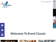 Tablet Screenshot of eventclassics.co.za